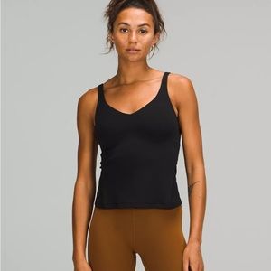 Lululemon Black Align Tank Top - Waist Length
